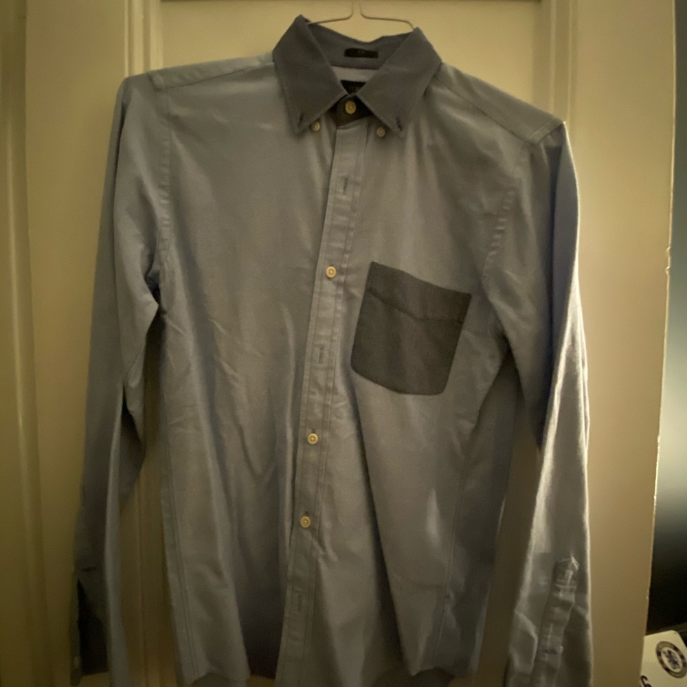 J.Crew Men’s Dual Tone Slim Cotton Oxford Shirt